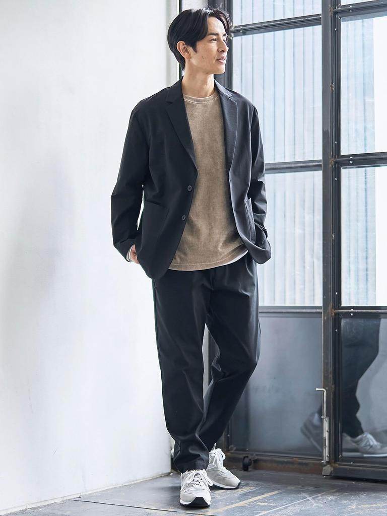 Cohen Hiker Tech Tailored Jacket (Wrinkle-Resistant, Stretch, Water-Repellent, Washable) 75506000000 0930 BLACK(09) S