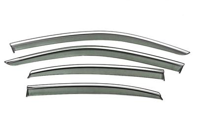 Windabweiser mit Chrom Niken Luxury (4 Dinge) für Volkswagen Passat B9 2023- гг