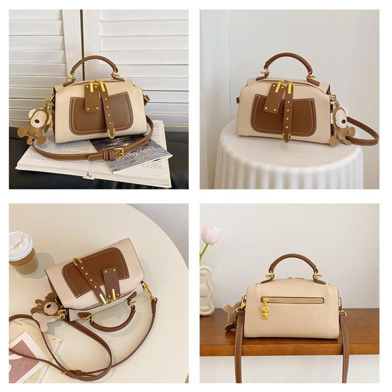 New Fashion Light Luxury Women's Handbags Contrasting Color Commuter Ladies Pillow Bag Casual Simple Shoulder Oblique Span Bags for Wife Birthday Gift