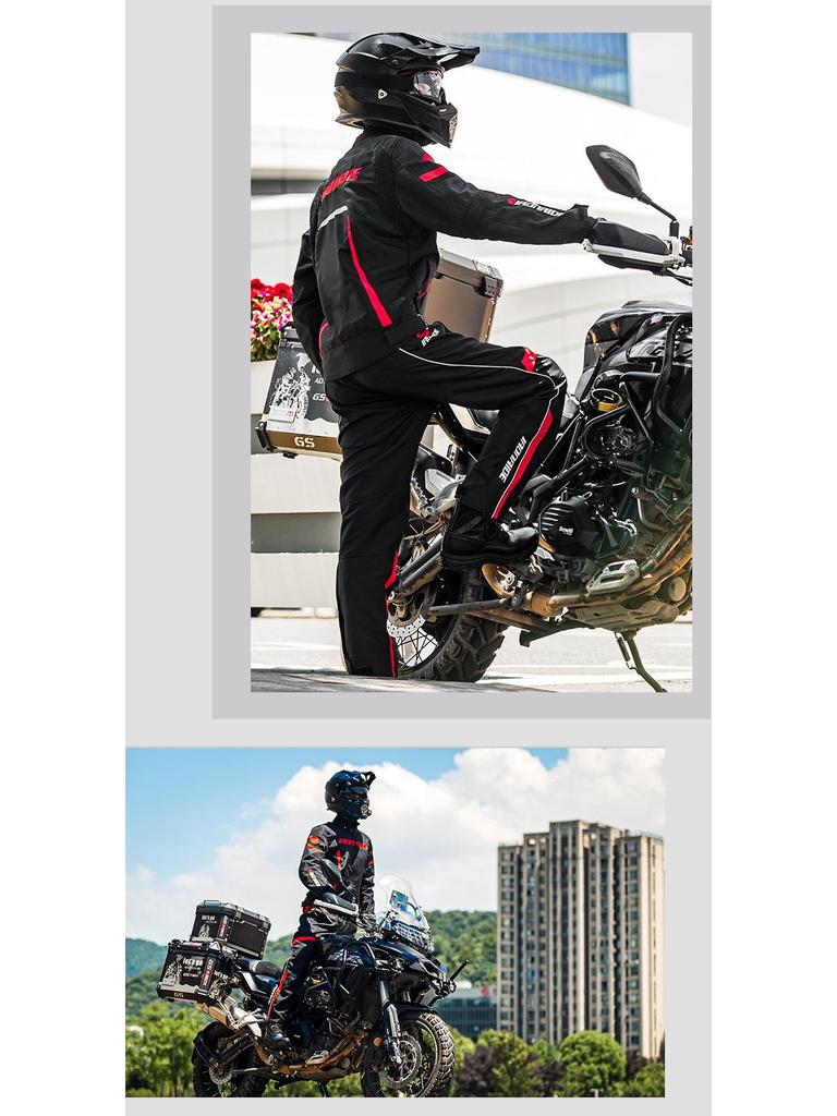 All-Season Breathable Waterproof Motorcycle Riding Suit Set