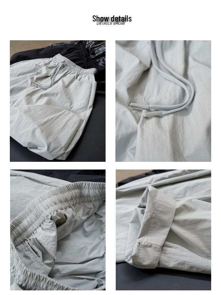 Louvre Summer Japanese-Style Wide-Leg Casual Pants - Lightweight, Breathable, Slimming Silhouette for Women