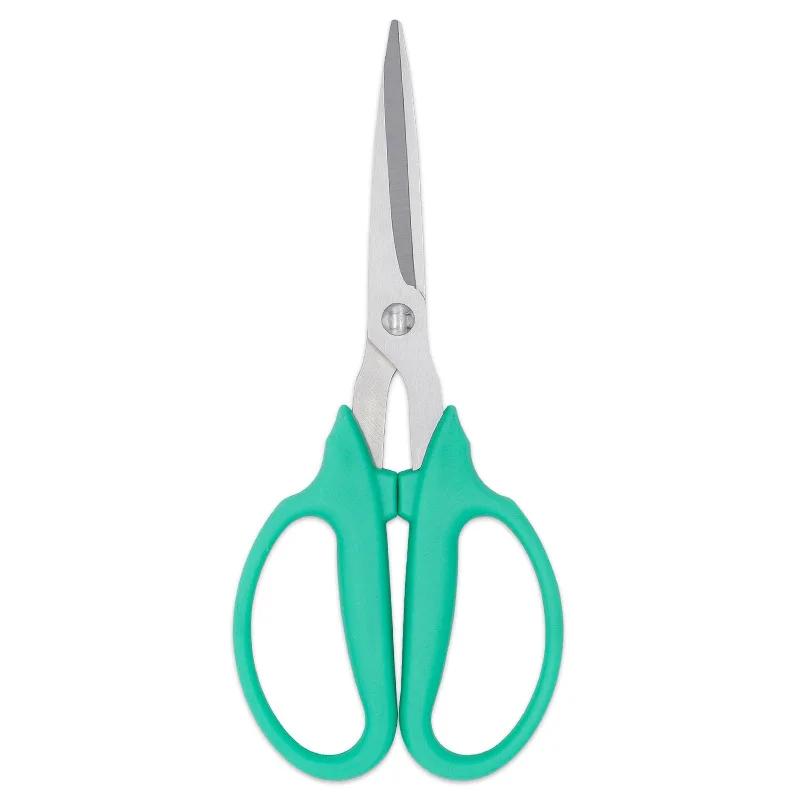 Straight Head Stainless Steel Sharp Pruning Shears ABS Antiskid Handle Hand Tool Household Green Garden Prune Scissors Kitchen
