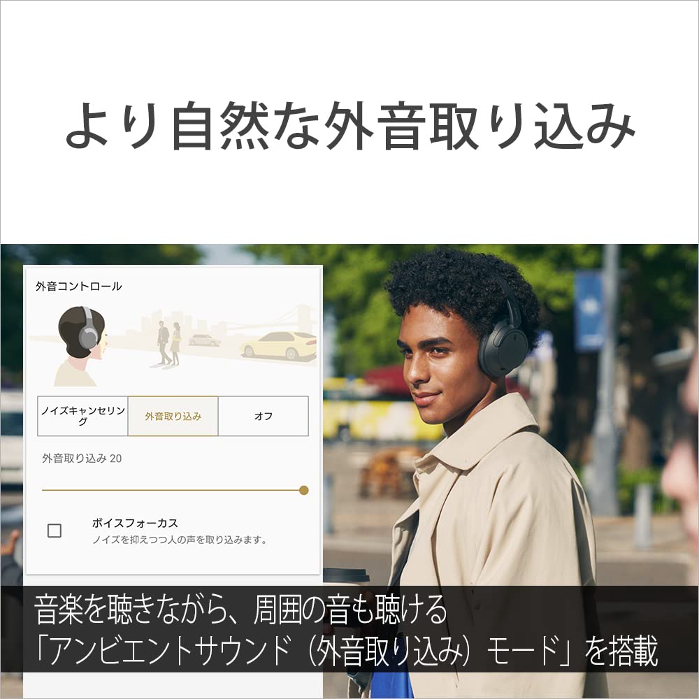 Sony Wireless Noise-Canceling Headphones WH-CH720N: Noise Cancelling, Bluetooth Compatible, Lightweight Design, Built-in Microphone, Ambient Sound