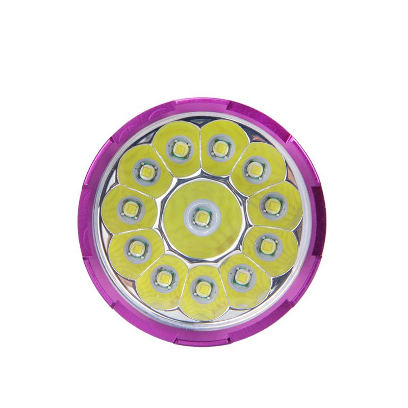 New High Power Diving Flashlight Highest Waterproof Rating Professional Diving Light Powered by 18650 Battery With Hand Rope