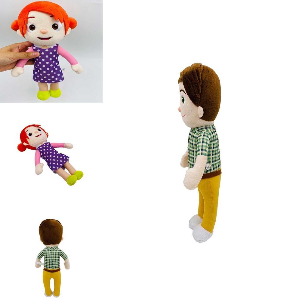 בובת קטיפה מקסימה של קוקומלון ג'יי ג'יי משפחה בובות רכות ממולאות לכיף חינוכי