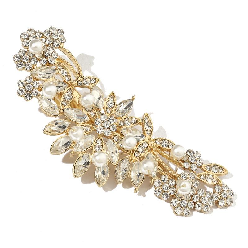 Handmade Bridal Hair Comb with Hairpin for Wedding Crown Updo Accessory