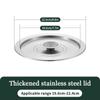 Tapa para utensilios de cocina de 20/22/24 cm, tapa para olla, tapa para wok, tapa para sartén, tapa para sartén plana, tapa de acero inoxidable para cuencos y palanganas.