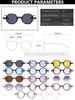 Vintage Geometric Small Spectacle Frame Frame Rivet Rectangular Sun Glasses Glasses Ladies Designer Style Style Latest Sun Eyeglasses Circular