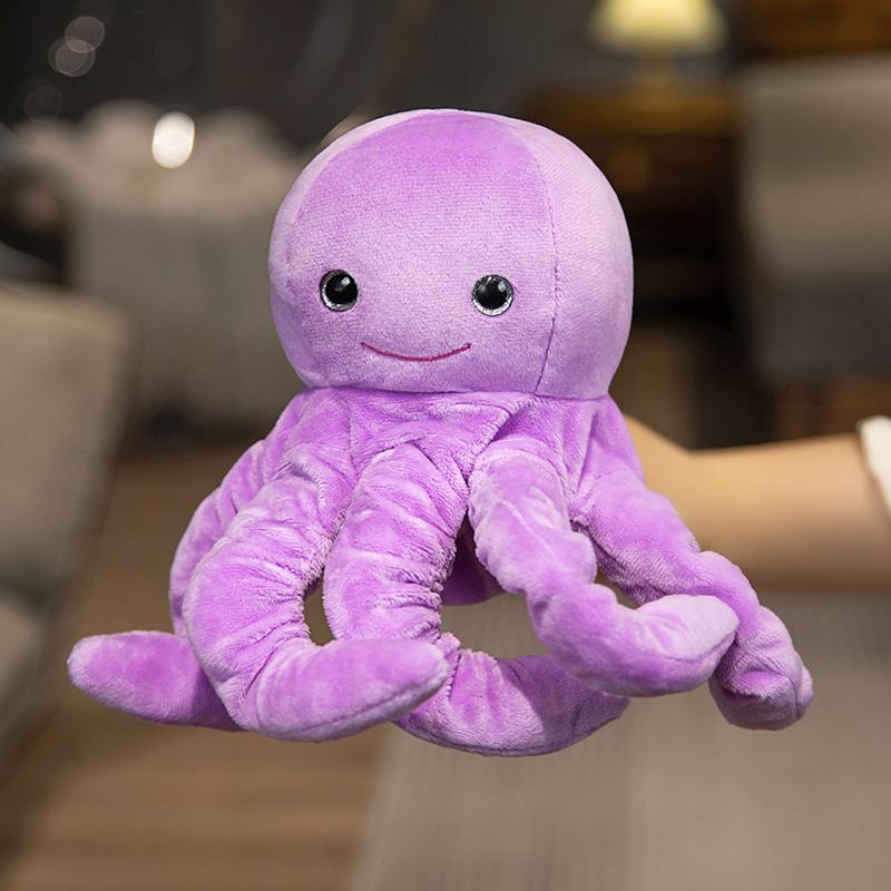 Plush Fish Hand Puppet Stuffed Marine Animals Shark Octopus Puppet Bird Fox Hand Puppet For Kids Adult Pretend Playing Dolls