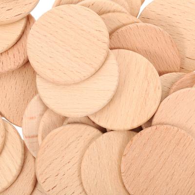 20pcs Round Wood Cutouts Unfinished Wooden Slices Craft Diy Decor Wall Window Door Table Bookshelf Rustic Blank Discs Crafting