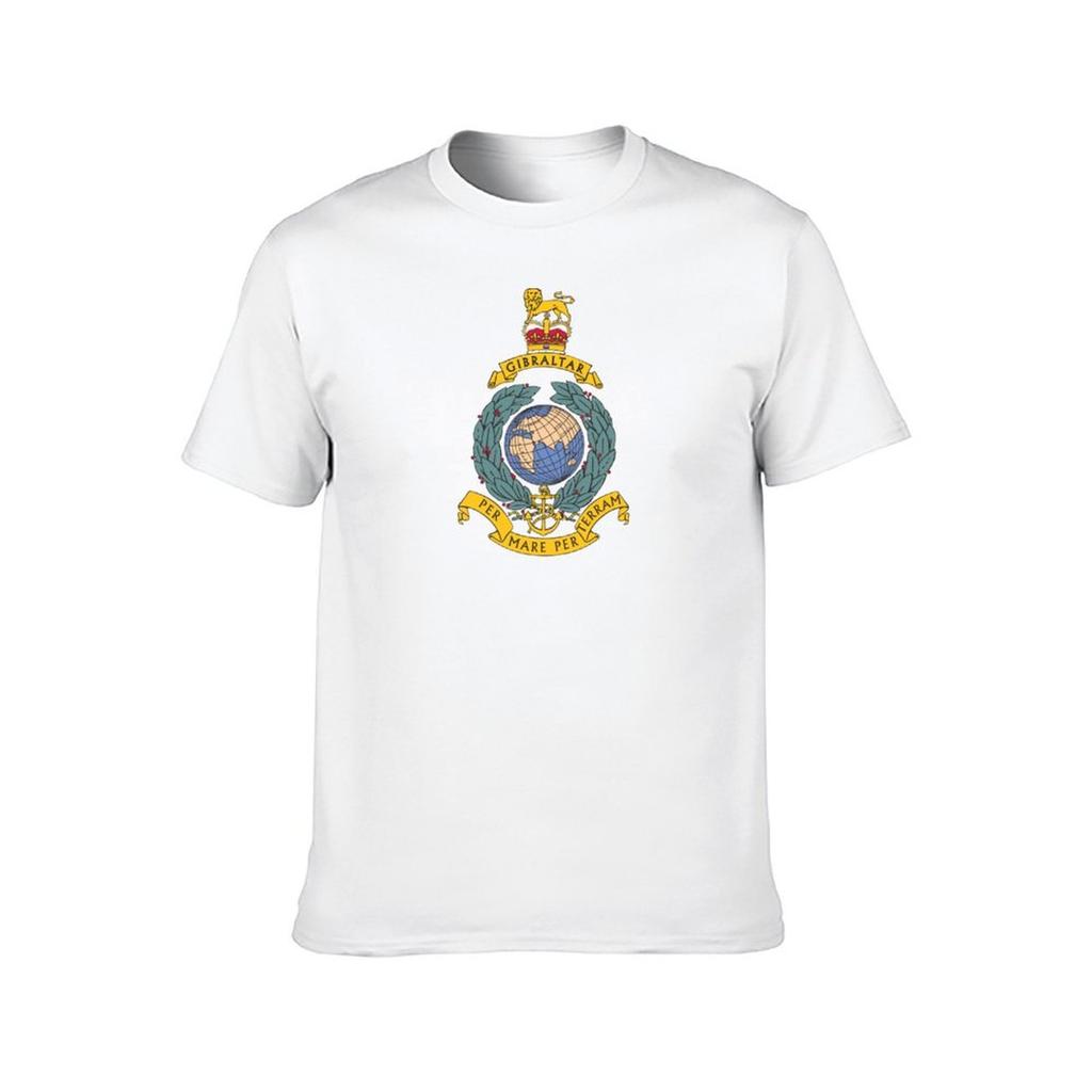 Royal Marines Commando Gibraltar Emblem T-Shirt T Shirts with Prints Anime T Shirts for Man T-Shirt
