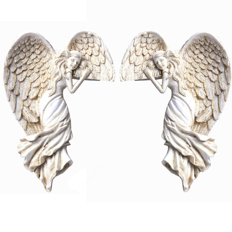 

Украшение дверной рамы ангела-искупления, украшение с крыльями ангела, подвеска, украшение дверной рамы, украшение из смолы