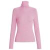 Zhili Women's Spring 2025 Multicolor Slim Fit High Collar Long-Sleeve Knitted Sweater