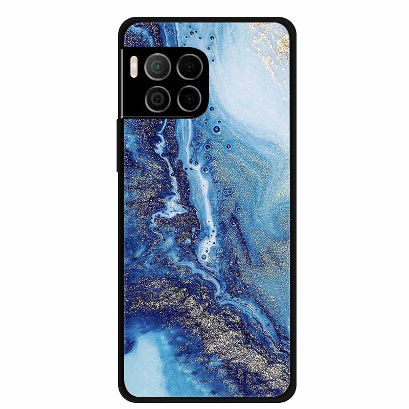 For T-Mobile REVVL 7 Pro Case Revvl7 Pro Luxury Soft Silicone Phone Case for T Phone 2 Pro 5G Gradient Color Marble Funda Bumper