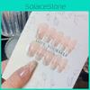 Süße französische Perlen-Nagelsticker für Damen Einfache frische Maniküre Großhandel A28