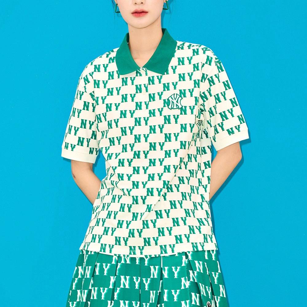 New MLB New York Yankees Polo Shirts Women's Green 3FPQM0233-50GNN