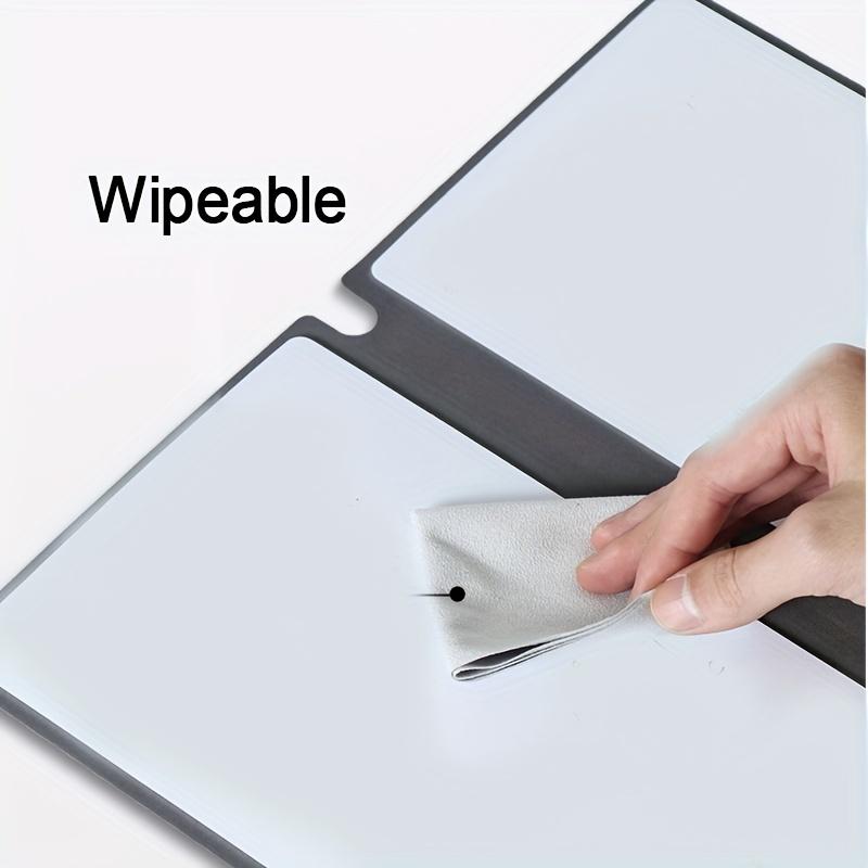 Stylish A5 Reusable Whiteboard Notebook - Ultra-Portable Weekly Planner With Durable Faux Leather Cover Versatile Memo Pad