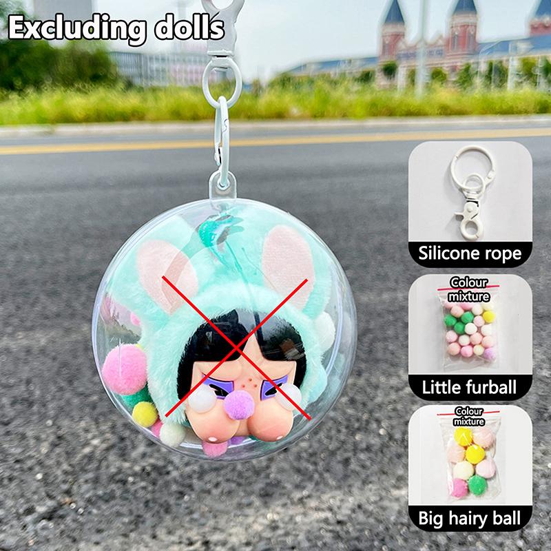 

1 шт. Аксессуары для внешней оболочки 10 см для ребенка Три плачущих акриловый прозрачный шар для хранения сумка