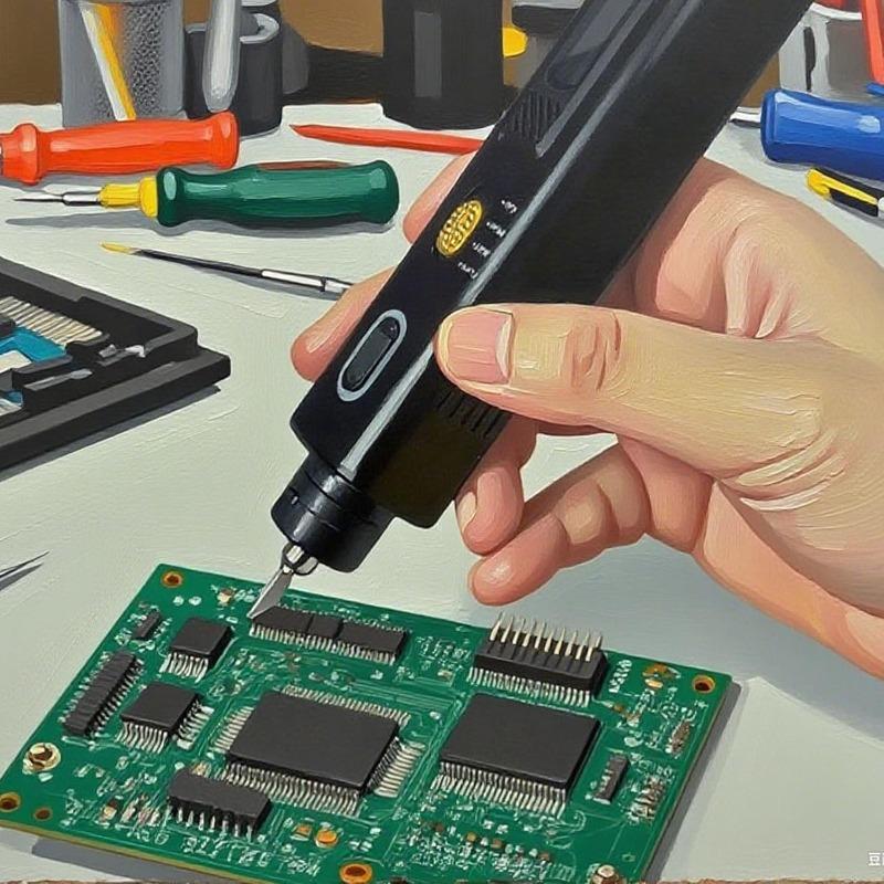 US Plug 40kHz Ultrasonic Cutter Knife 2in1 Polisher with OLED Display & LED Light for 3D Printing Model Plastic Wood Metal