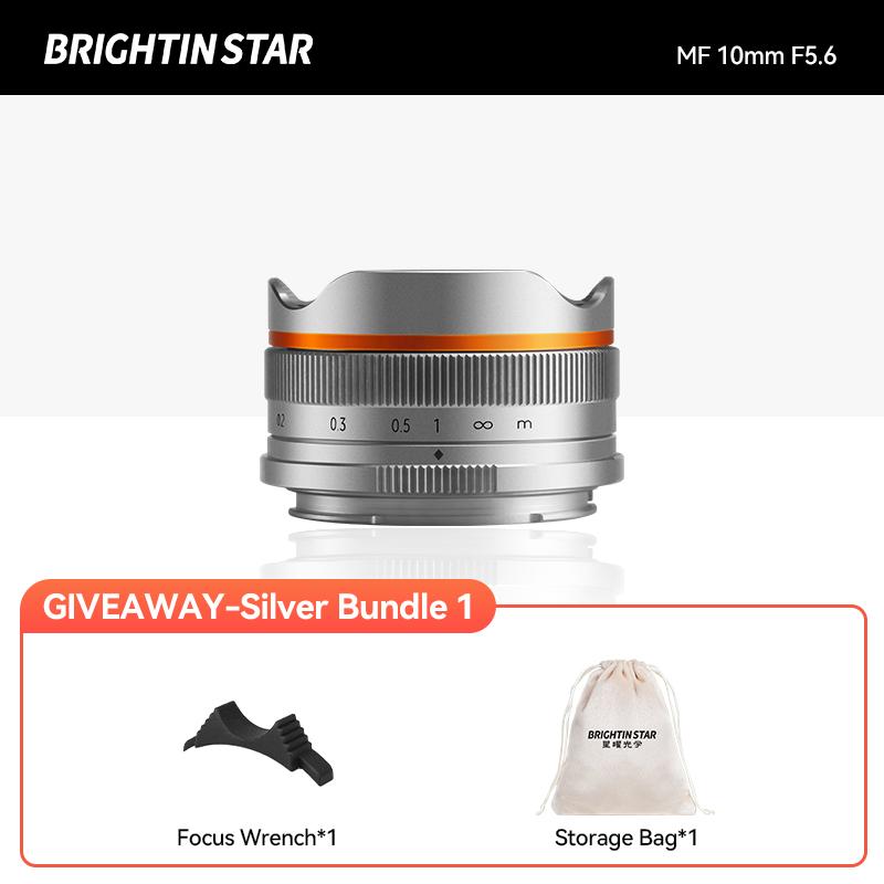 

Объектив «рыбий глаз» Brightin Star 10mm F5.6 широкоугольный APS-C для беззеркальных камер, байонет M4/3, Canon EF-M, Sony E, Nikon Z, Fuji X Nikon Z