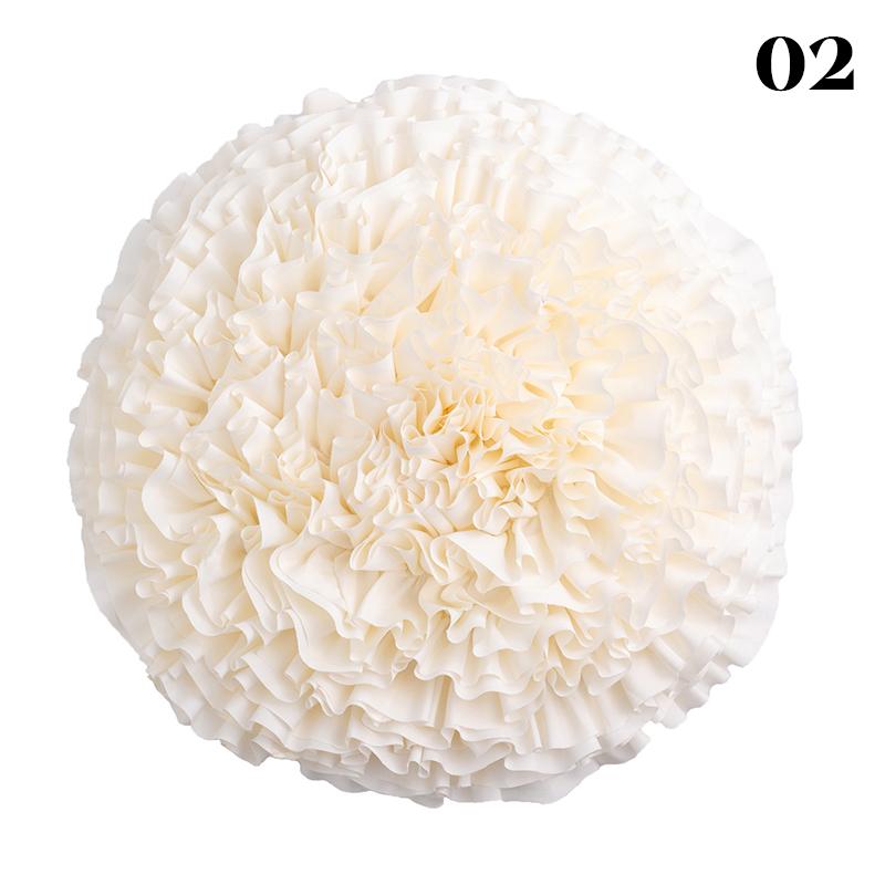 Luxury 3D Flower Pillowcase Handmade Pleated Flower Pillow Case Ins Sofa Cushion Cover Living Room Sofa Decor Throw Pillow Cover