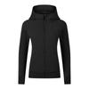 Waist-Tight Thin Yoga Wear Fall and Winter Running Jacket Workout Top Silm Hooded Cardigan Sweater Female Fleece-lined Thickened