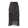 Elegant French Floral A-Line Midi Skirt