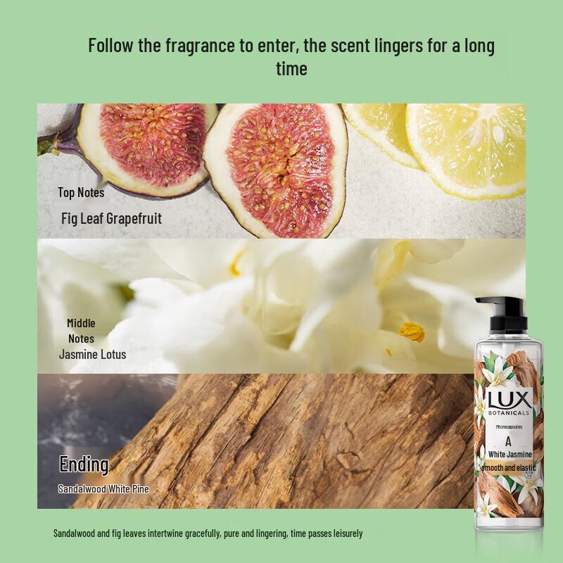 Lux Sandalwood Botanical Essential Oil Shower Gel