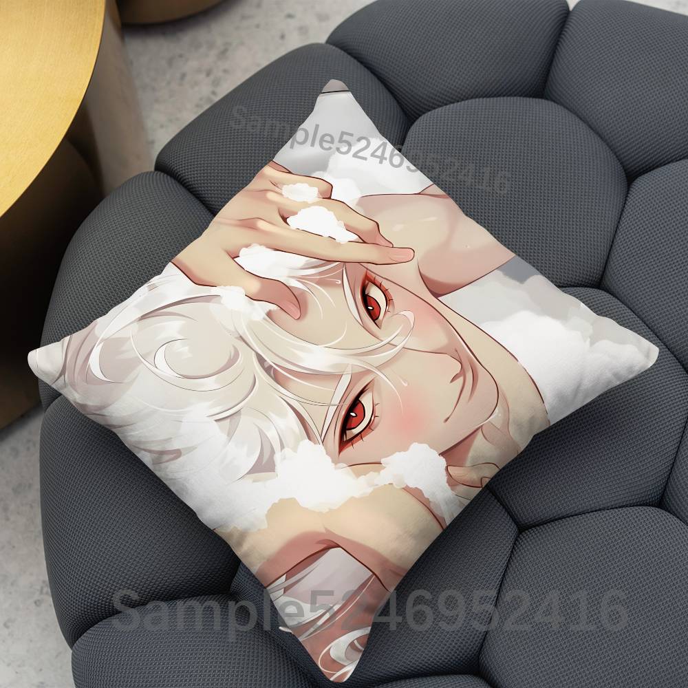 ADWD CCasper Grim A Date With Death Square Cushion Pillow Case Sofa BedroomLiving Room Backrest Multiple Size Washable Covers