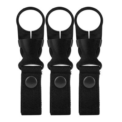 3PCS Nylon Outdoor Multifunction Portable Water Bottle Carabiner Waist Belt Hanging Buckle for