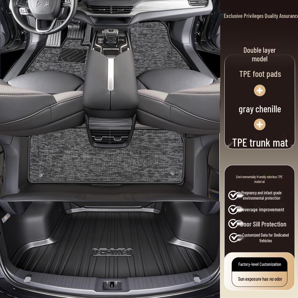 Hongqi EQM5 Full Coverage Interior TPE Car Floor Mats