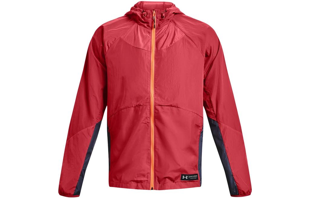 Under Armour RUSH Jackets Men's Red Hooded Moderate Other 1377181-638