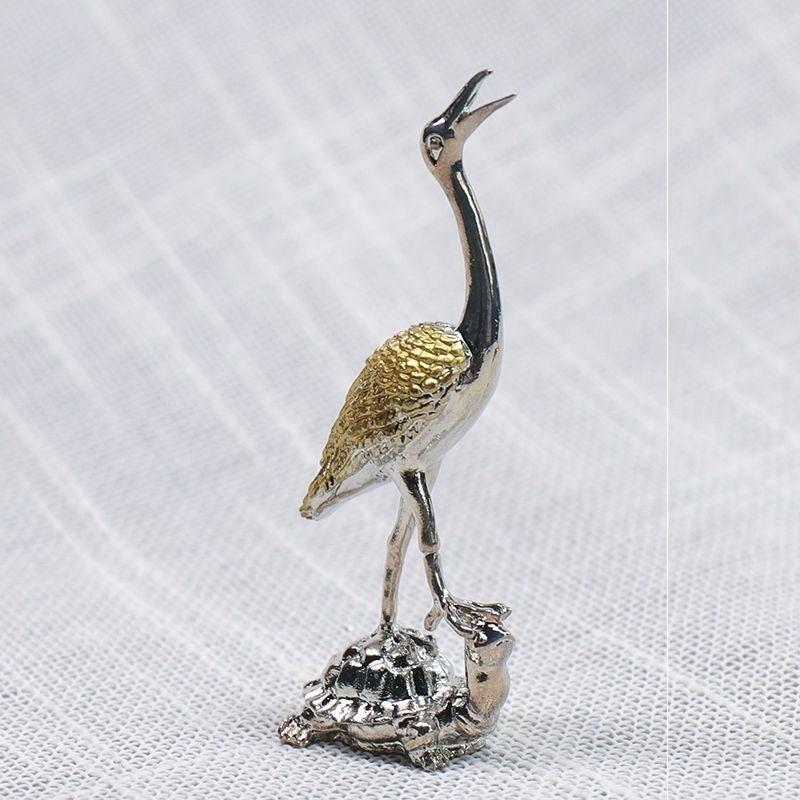 Zen Tortoise and Crane Incense Holder Household Aromatherapy Stove Mini Tea Ceremony Ornament Sandalwood Burners