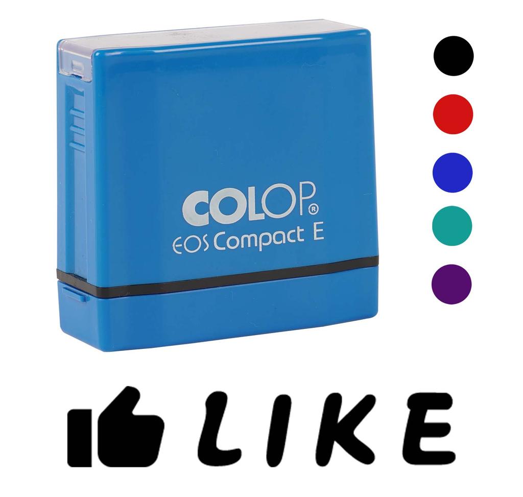 Printtoo Like Self Inking Rubber Stamp Pre-Inked Office Stamp- Home Office Business Stationery, Black- 42 X 9