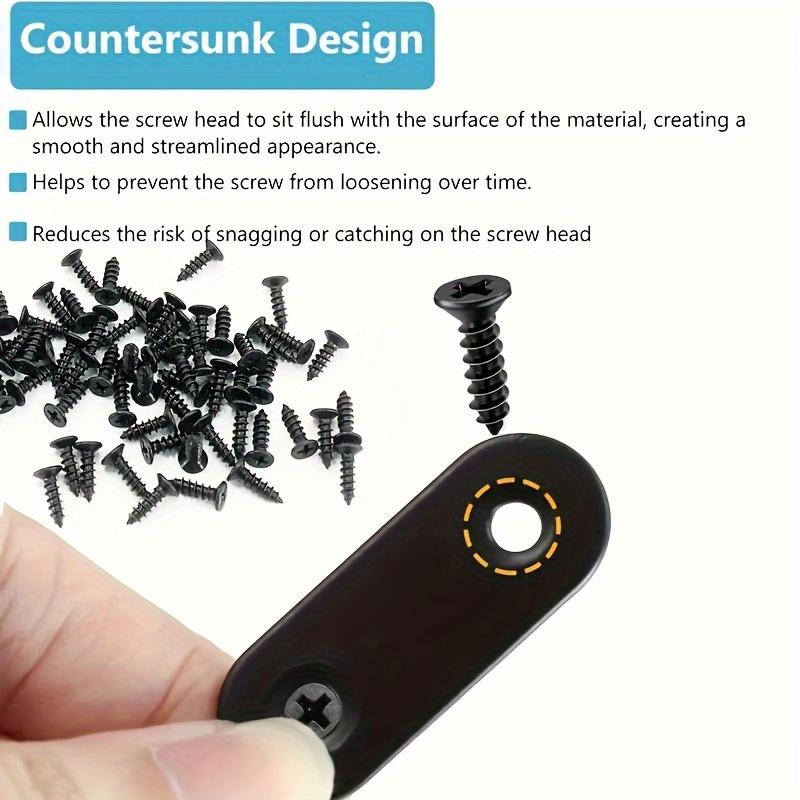 10pcs Black Metal Mending Brackets - Straight Corner Braces with 20pcs Flat Plate Straight Brackets and 40pcs Screws for Repair and Reinforcement