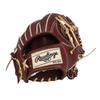 Rawlings JAPAN GH5FHJK54 Baseball Throw HOH® Glove, Hardball, Infielder's, Burgundy, 11.5 Inches, Right-Handed