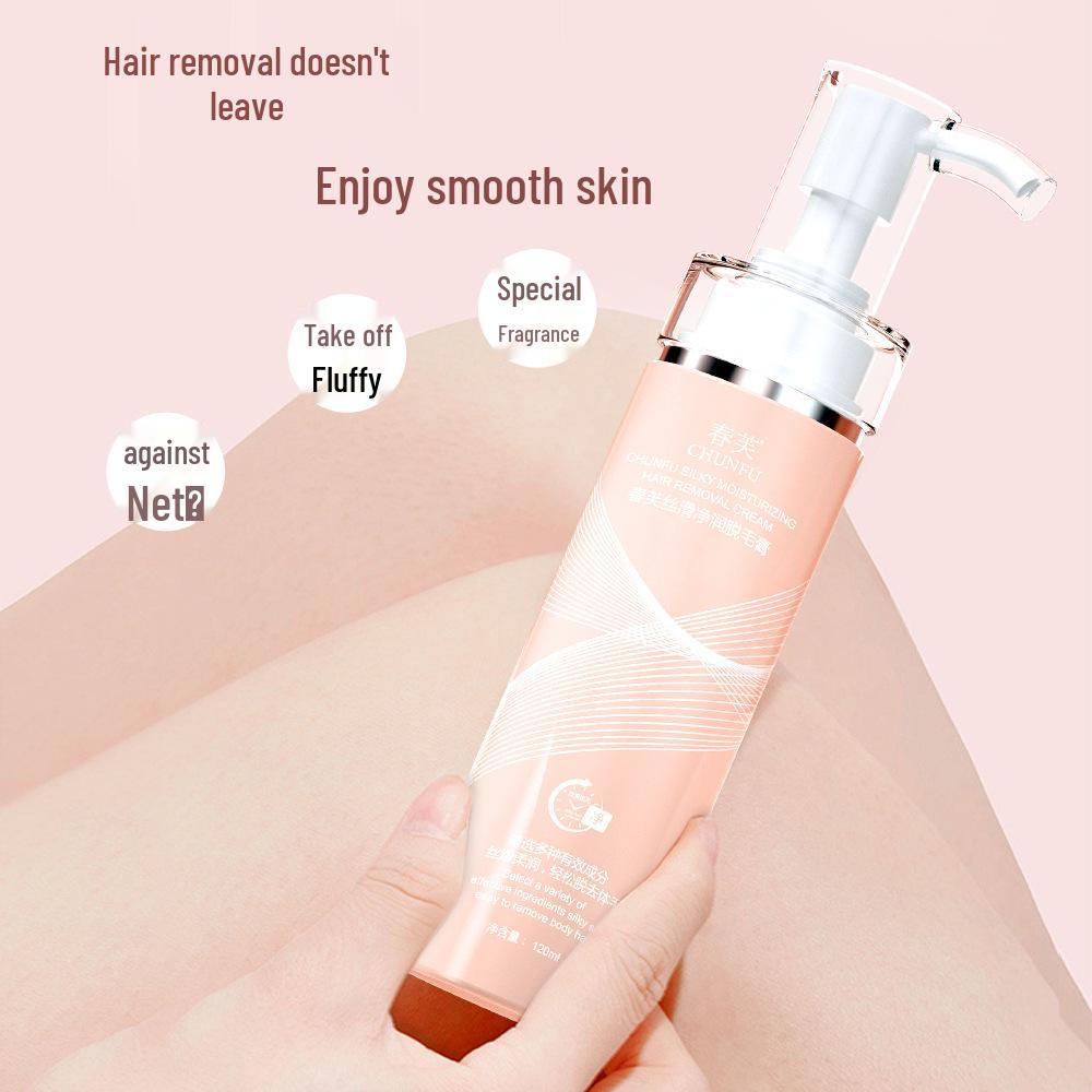 Spring Smooth & Clean Depilatory Cream: Gentle, Non-Irritating Hair Removal for Underarms, Legs, Arms, Face, Lip, and Moustache.