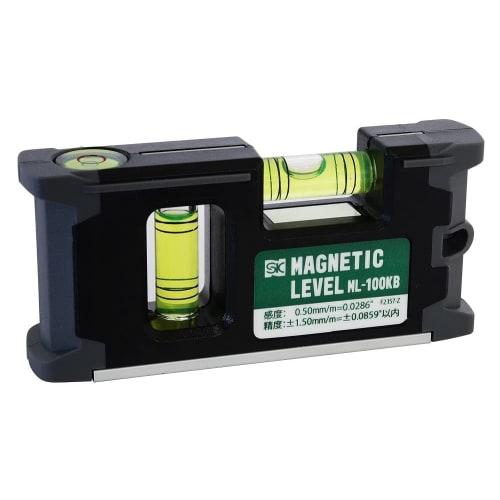 

Niigata Seiki SK Super Magnetic Level with Magnet, 100mm, Black, ML-100KB