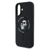 Karl Lagerfeld Klhmp16Mscmkcrhk Iphone16 Plus 6.7 Czarny/Black Hardcase Silicone Karl&Choupette Ring Magsafe