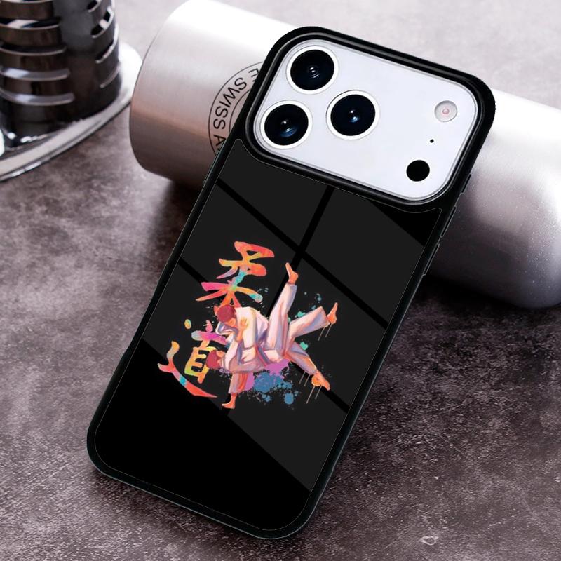 Japanese Martial Arts Judo Phone Case for iPhone 17 16 15 Pro Max Air 14 13 12 11 Plus Shockproof Cover