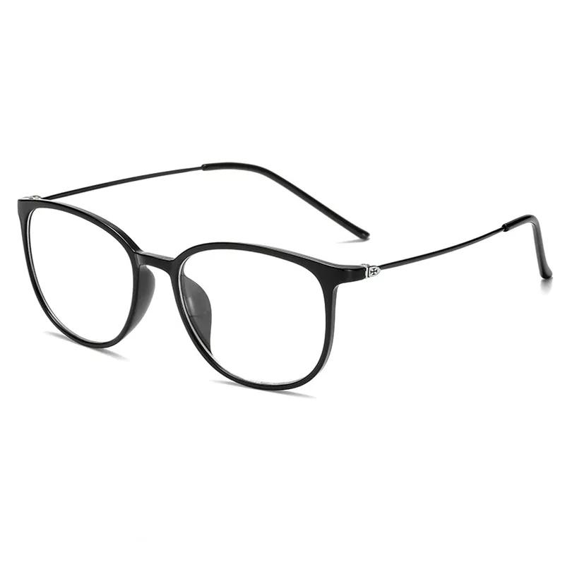 

Finished Myopia Glasses For Women Men Square Anti Blue Light Eyeglasses Ultralight Nearsighted Glasses With Diopter 0 To -600 -1.0