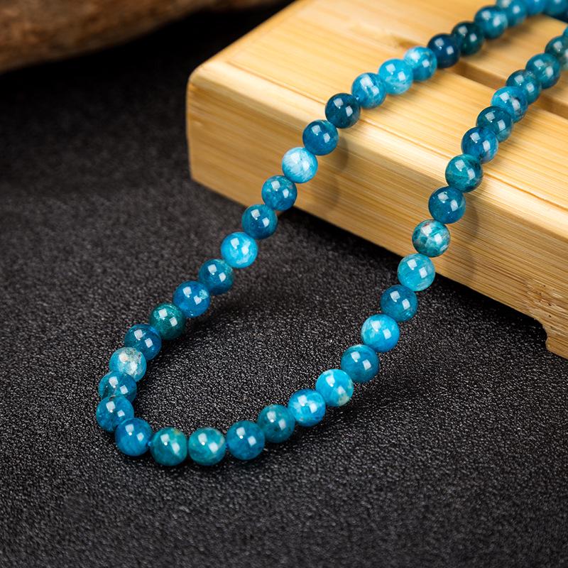 

Classic Natural Apatite Round Loose Beads String 5mm (76 beads)