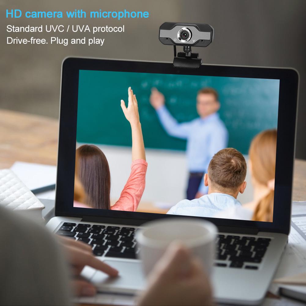 HD USB-камера с микрофоном и автофокусом, аксессуар для ПК для прямой трансляции с компьютера