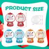36pcs Valentine's Day Twister DIY Candy Jar Holiday Greeting Card Classroom Rewards Exchange Gifts For Children's Parties