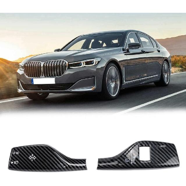 Car Wiper Switch Cover for 3 5 7 Series G20 G30 G11 G12 Sedan Turn Signal Wiper Lever Cover Decor Sticker Trim, 500276593
