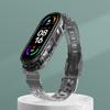 Custodia trasparente in TPU+laccetto per Xiaomi Mi Band 10 9 8 Morbido Sportivo Anti-sudore cinturino braccialetto Accessori Xiaomi smart band 9 8 10