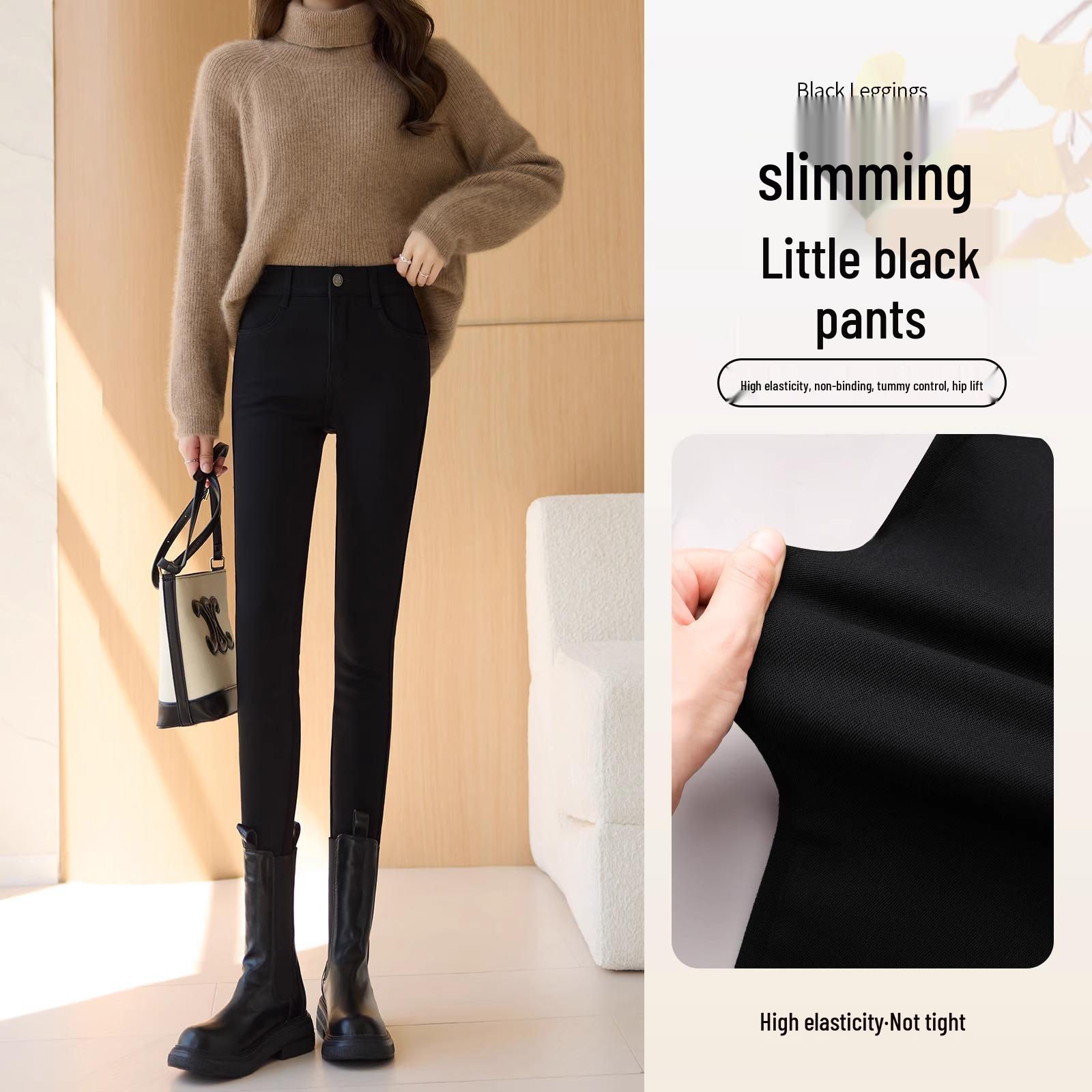 

Очень длинные флисовые леггинсы для высоких женщин – Уютные осенне-зимние черные хлопковые облегающие брюки S (78-95 jin)