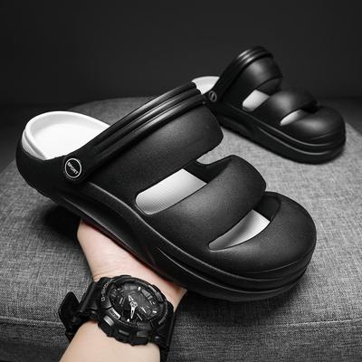 Modische, trendige All-Match-Strandschuhe für Paare, modische Hausschuhe für Männer und Frauen, weiche Sohle, zwei Tragemöglichkeiten für Herren-Sandalen