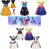 Kpop Demon Hunters Rumi Mira Zoey Childrens Costume Dress With Print Fabric And Flared Sleeves For Spring And Fall Wear