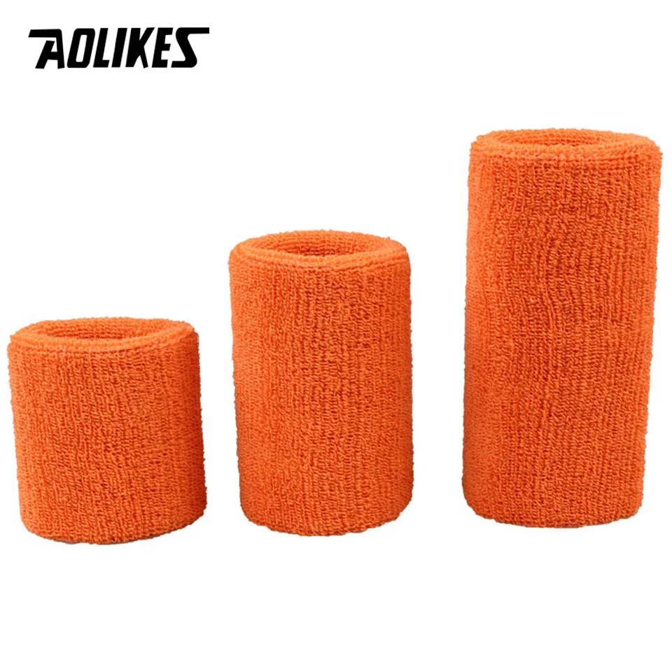 Aolikes 1Pcs Wrist Brace Support Wrap Tennis Wristband Sport Sweatband For Gym Basketball Volleyball Hand Sweat Band Polsband